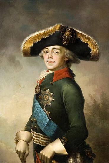 Vladimir Lukich Borovikovsky Portrait of Paul I, Emperor of Russia